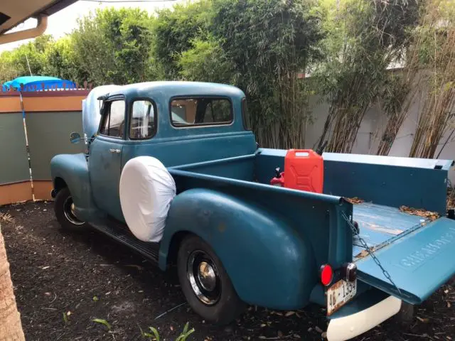1953 chevrolet 3100 transport blue classic pick up truck for sale