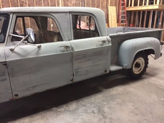 1965 dodge 4-door step side short box pickup truck