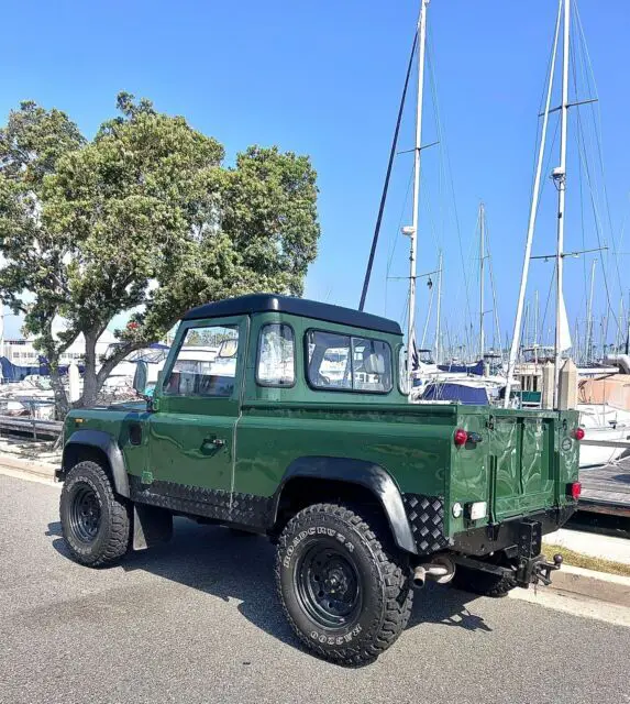 1989 land rover defender pickup green defender 90