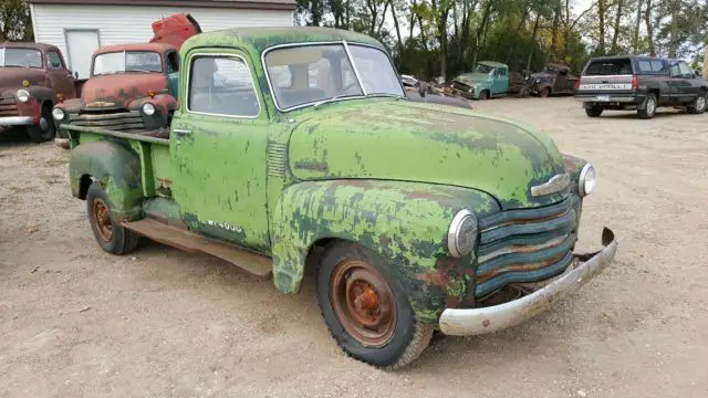 1948 chevrolet pickup 3/4 ton long box corner windows