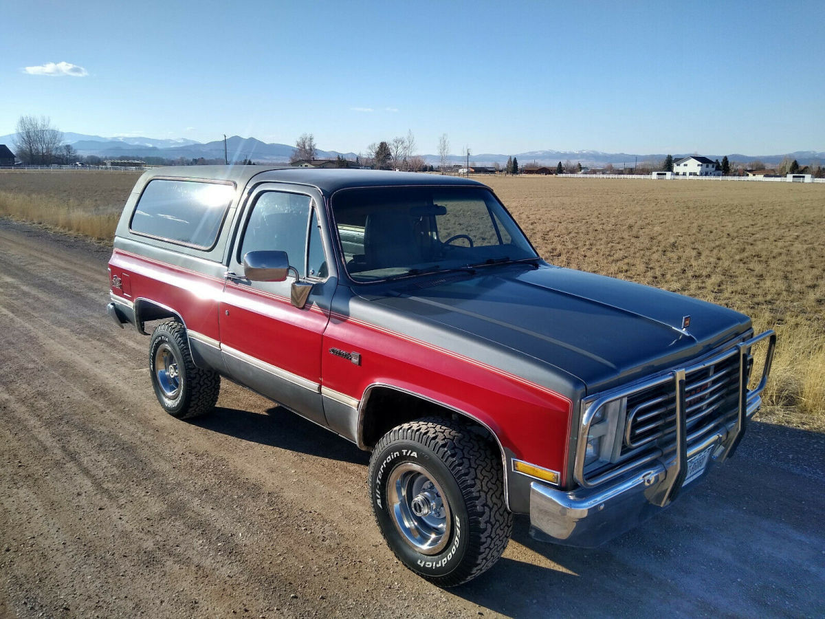 1986 gmc jimmy k1500 4wd 4x4 chevrolet blazer k5 off road dry western survivor