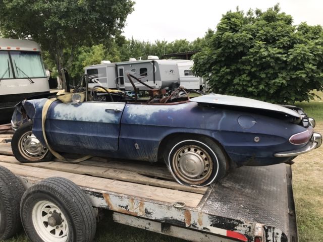 69 alfa romeo duetto boattail 1750 cc rollover project