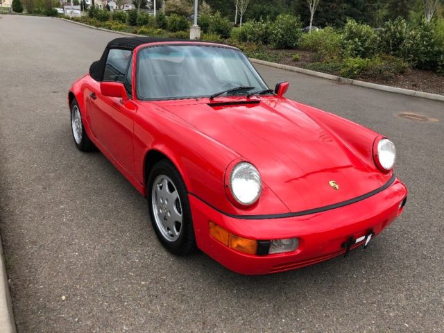 1991 porsche 911 carrera 4 convertible awd h6 manuel 924 944 911s 911 928