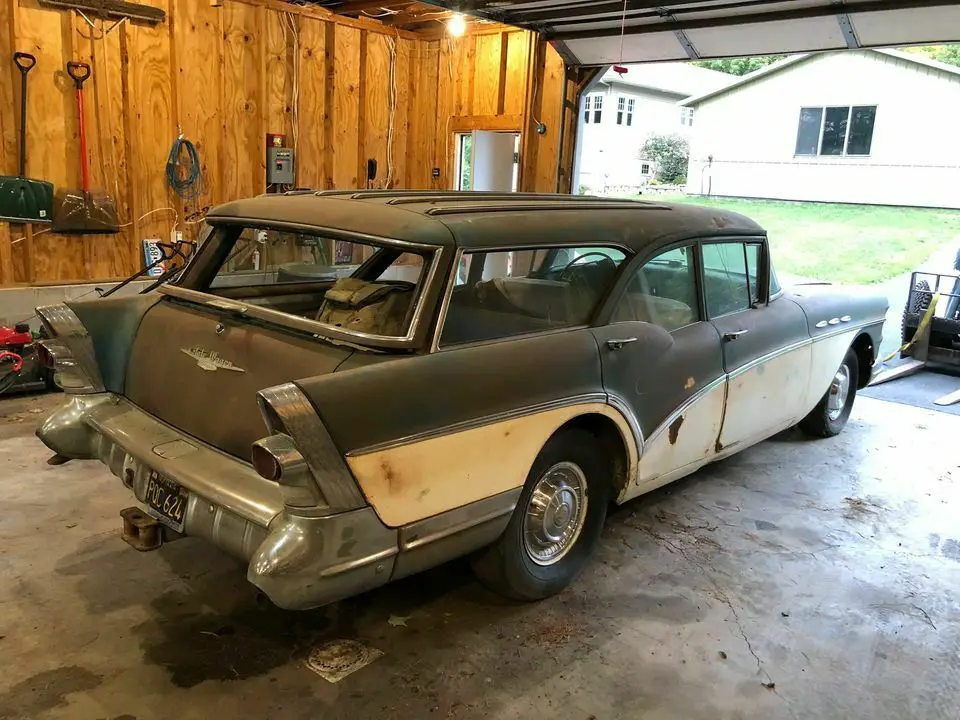 1957 buick wagon, california car & also parts car