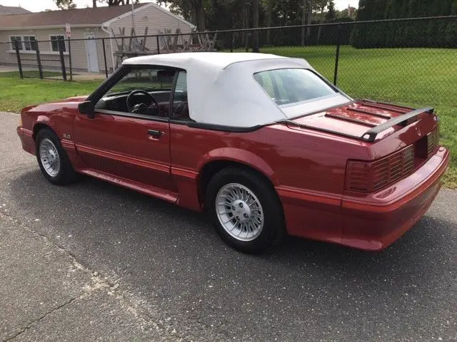 1988 ford mustang gt convertible 5.0 5 speed manual stock unmolested only 58k