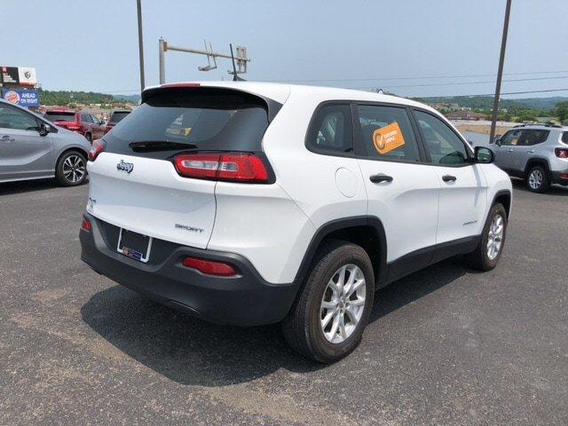 used 2017 jeep cherokee 4wd sport whitehall, wv 26554 for sale in bellview, west virginia