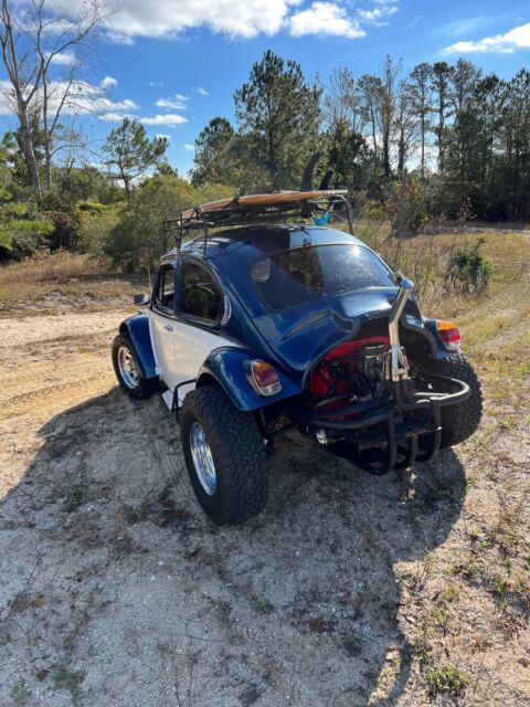 1973 volkswagen beetle (pre-1980) coupe blue rwd manual baja