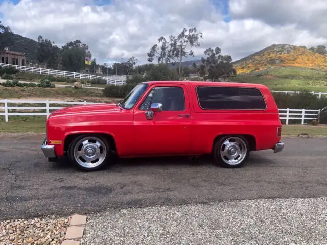 1985 gmc jimmy suv red 4wd automatic k1500