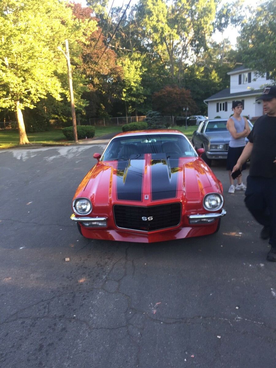 1971 chevrolet camaro coupe red rwd manual ss