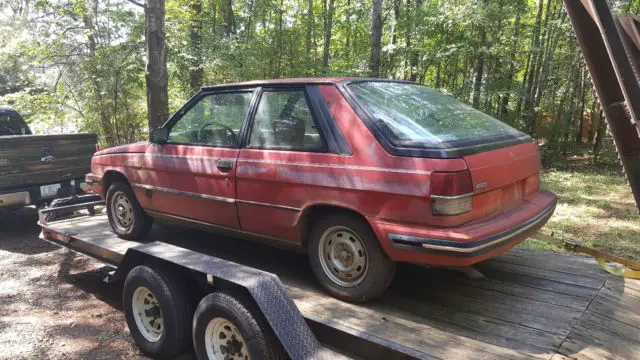 1984 amc / renault encore s hatchback 1.4l 4 speed manual transmission