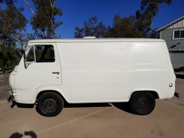 1962 ford econoline shorty panel van, excellent california body,runs great, cool
