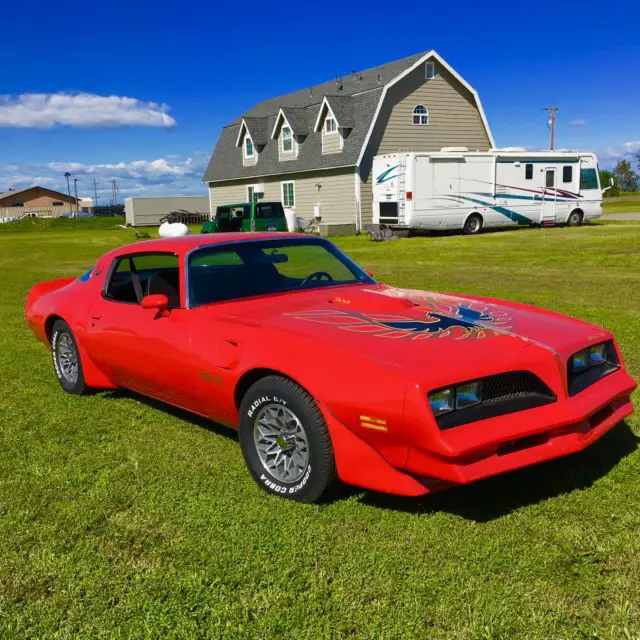 red hot 1977 transam