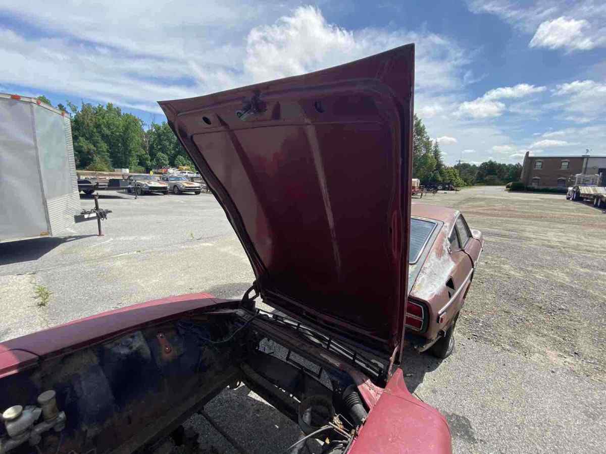 1974 datsun 260z red rwd manual