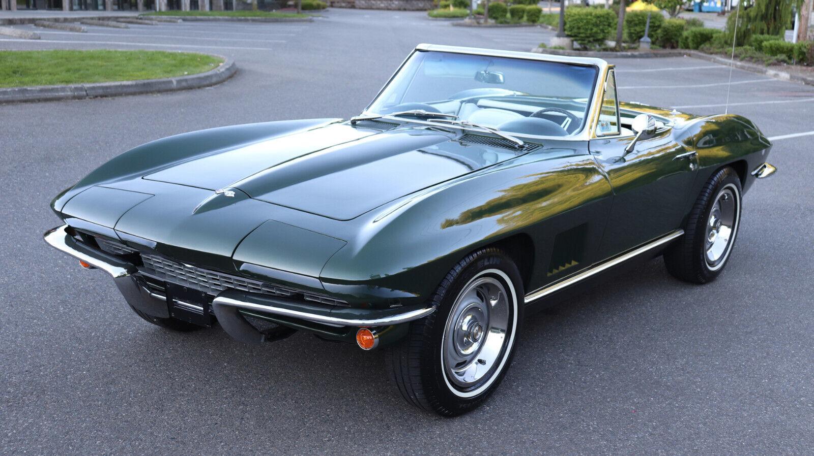 1967 chevrolet corvette roadster 4 time top flight 84498 miles