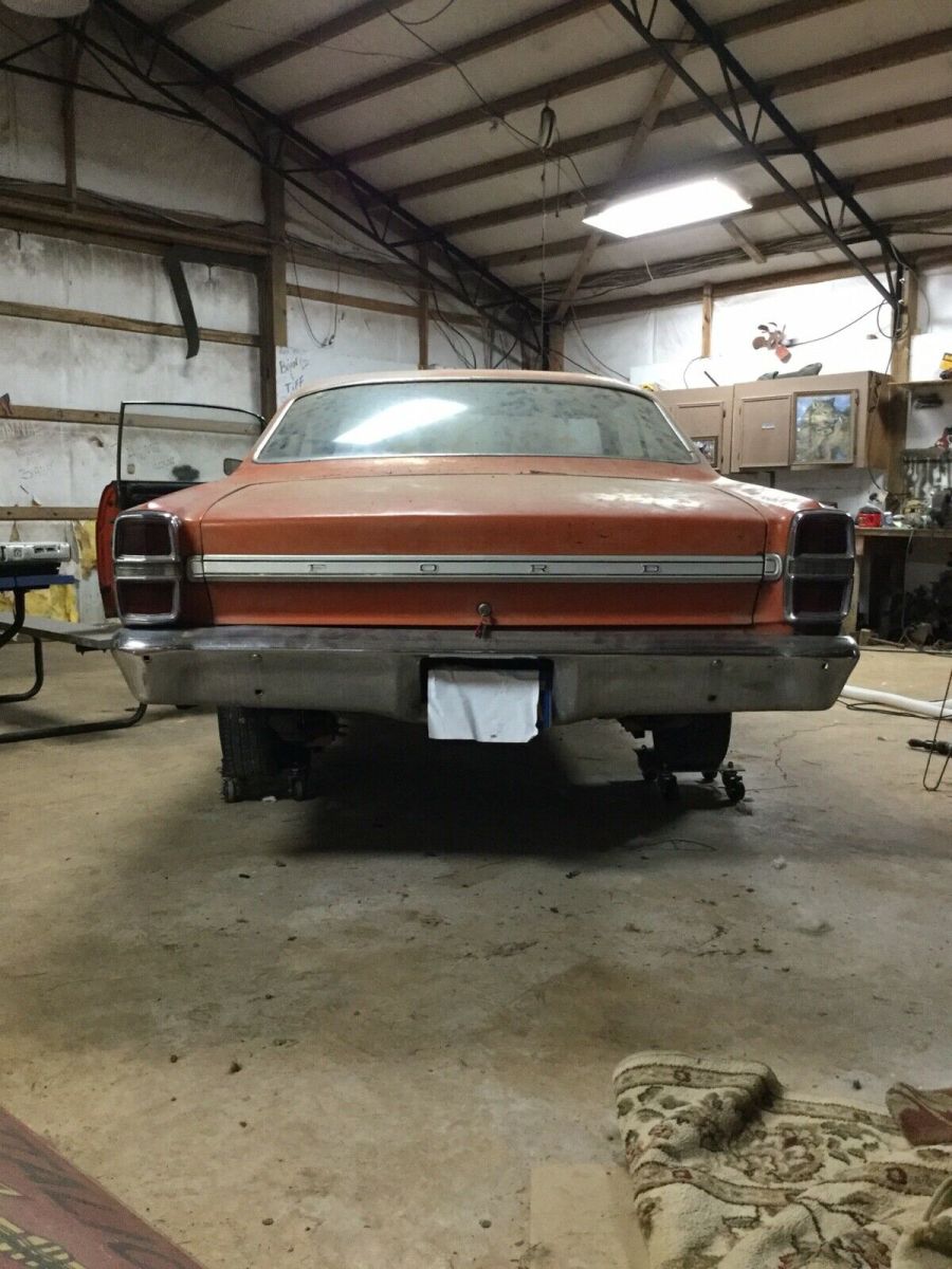 1967 ford fairlane coupe red rwd manual gt