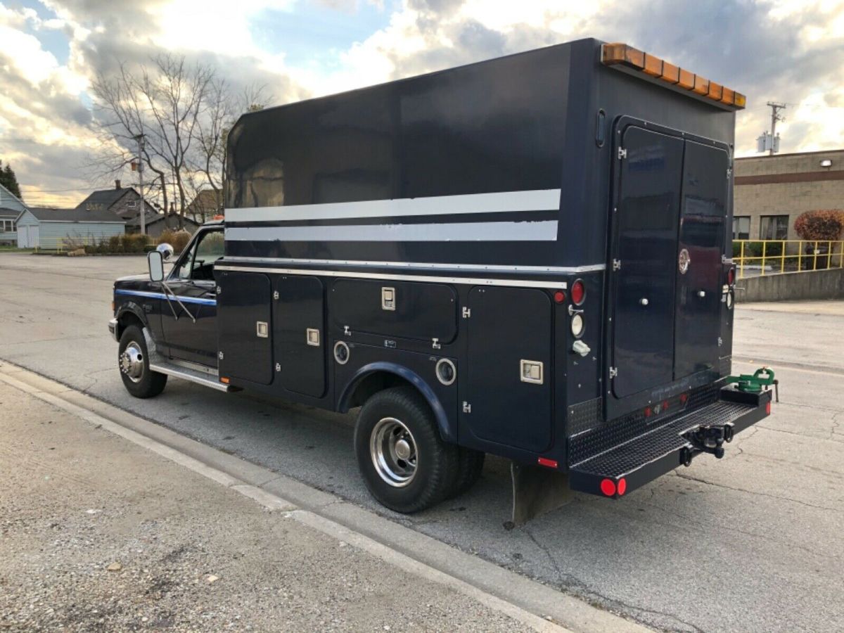 1994 ford f super duty 7.3 service body sewer water truck turbo diesel f450 f550