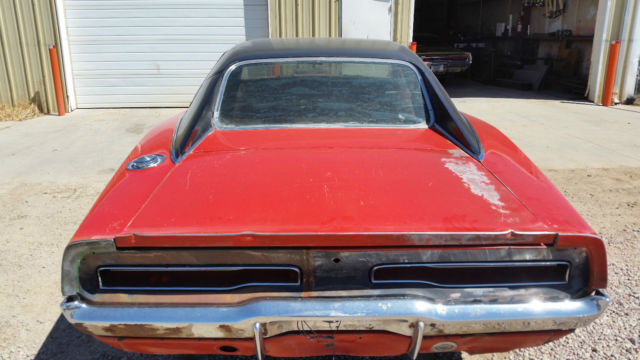1969 dodge charger, project car with original orange paint, 1968, 1970