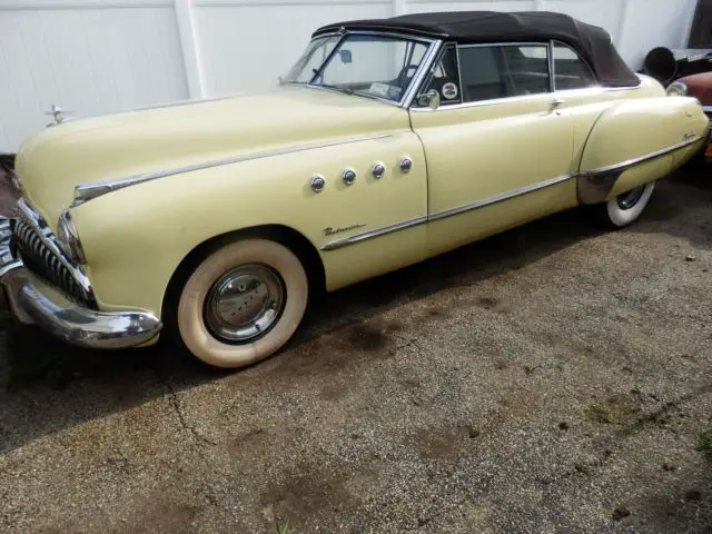 1949 buick roadmaster conv. barn find convertible gm