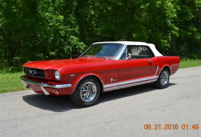 1965 mustang convertible 289 high quality restoration beautiful candy apple red