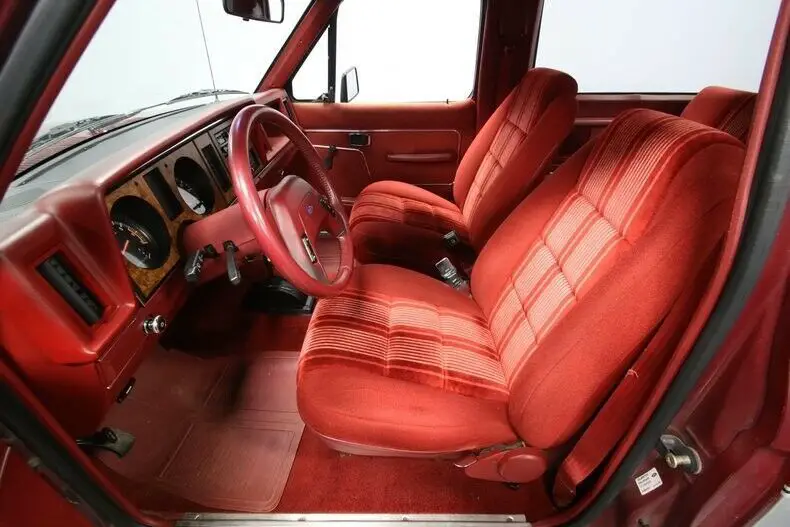 classic vintage chrome bii suv fomoco 2 tone cloth interior