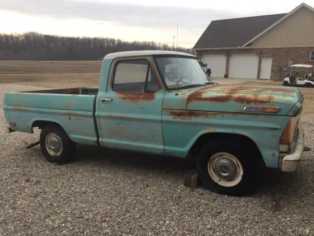 1969 ford f-100 swb clean barn find
