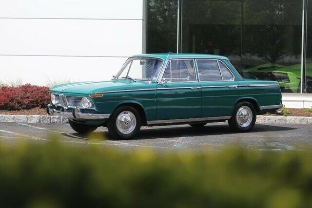 1968 bmw 1800 neue klasse 64685 miles turf green sedan manual