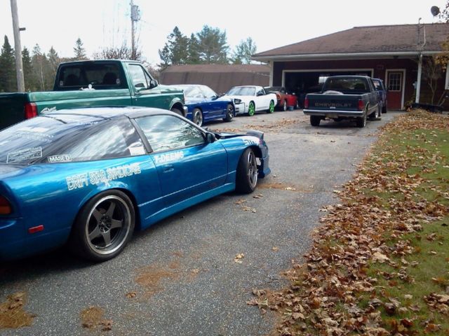 1990 nissan 240sx w/ skyline swap gt35r power fc drift show drive