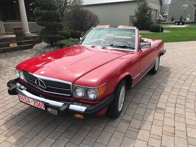 1986 mercedes benz 560sl beautiful!