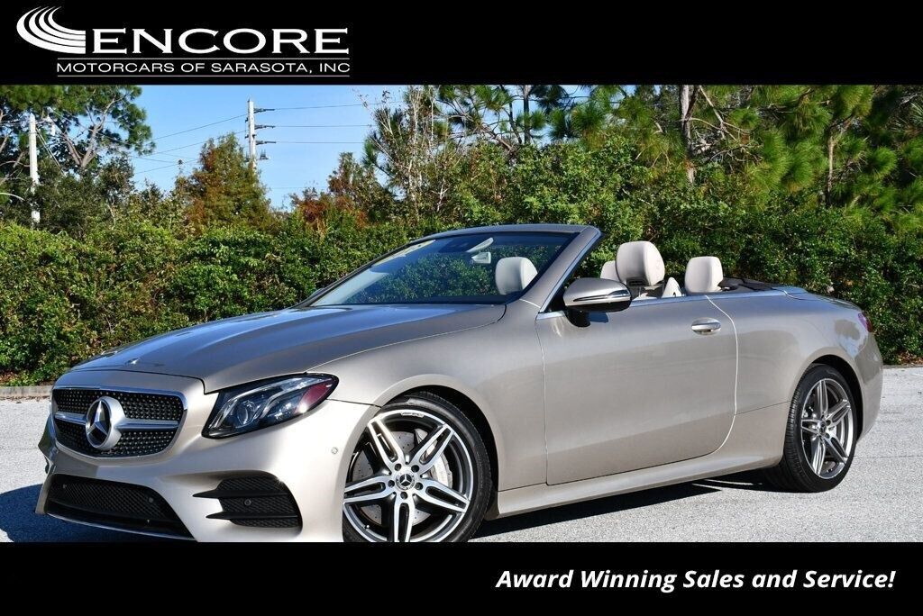 2018 mercedes-benz e-class e 400 rwd cabriolet w/p2 and amg line packages