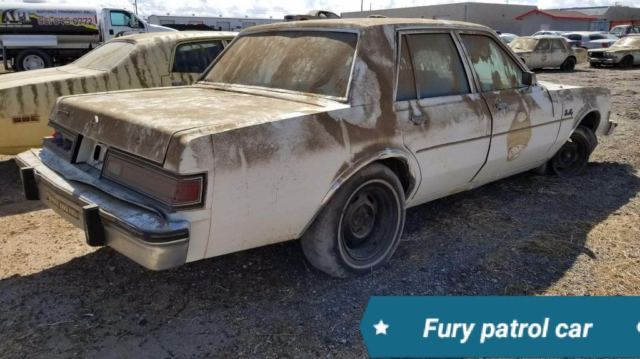 plymouth fury factory police package barn find low reserve
