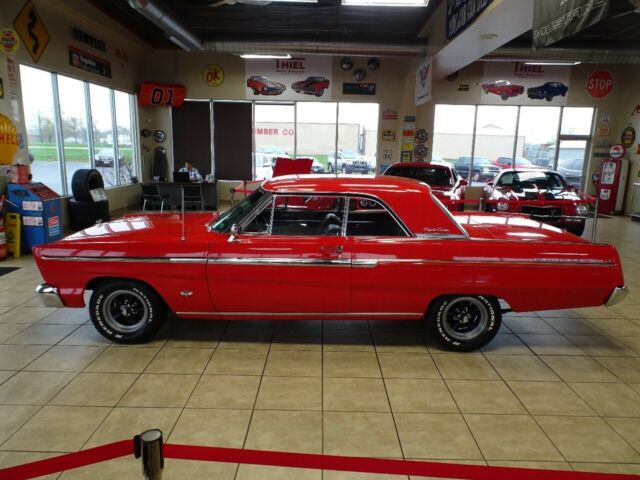 1965 ford fairlane 500 hardtop 20975 miles red 302 automatic