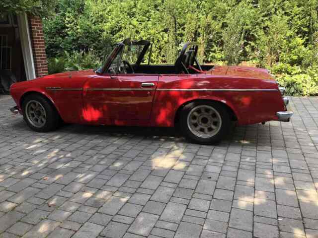 1968 datsun roadster u20 ‘b’ cam solex 44phh-2 convertible red rwd 5-sped manual