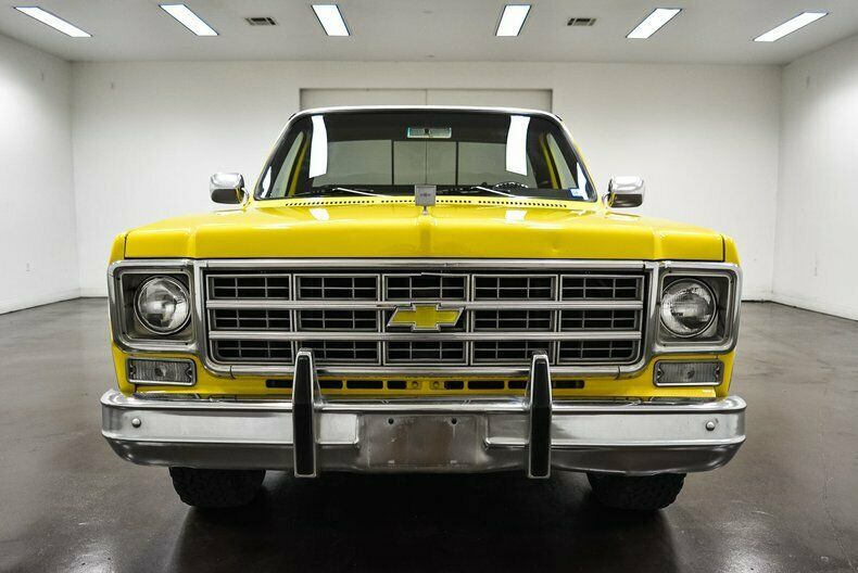 1978 chevrolet silverado big 10 58860 miles yellow pickup truck 350 chevrolet v8