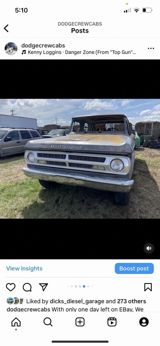 1971 dodge power wagon grey