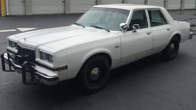 1987 dodge diplomat 318 5.2 police car package chp lapd nypd adam-12
