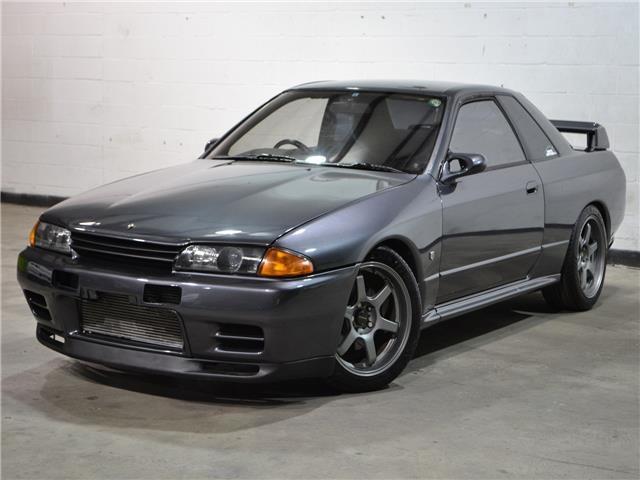 1990 nissan skyline 107287 miles gunmetal grey coupe rb26dett manual