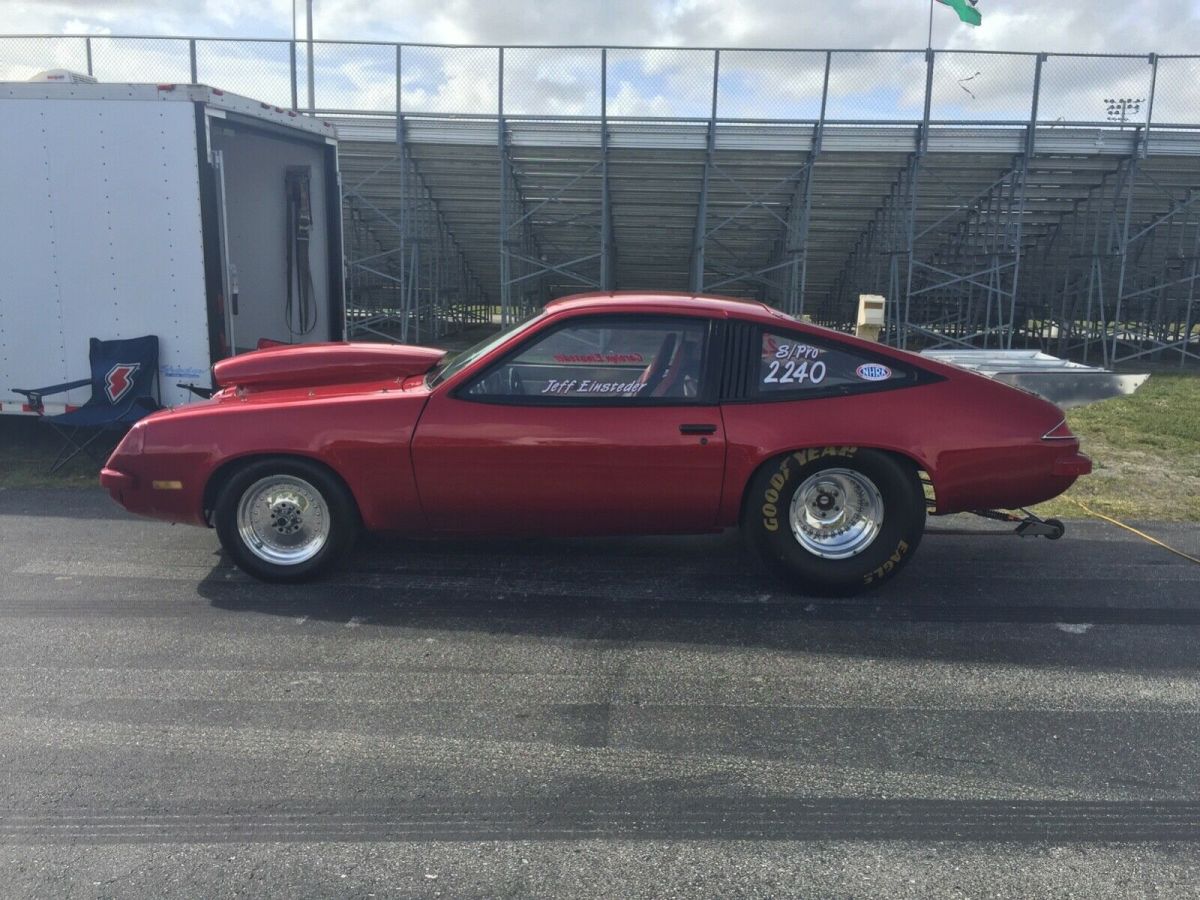 turn key e85 1975 chevy monza race car & 24' enclosed trailer