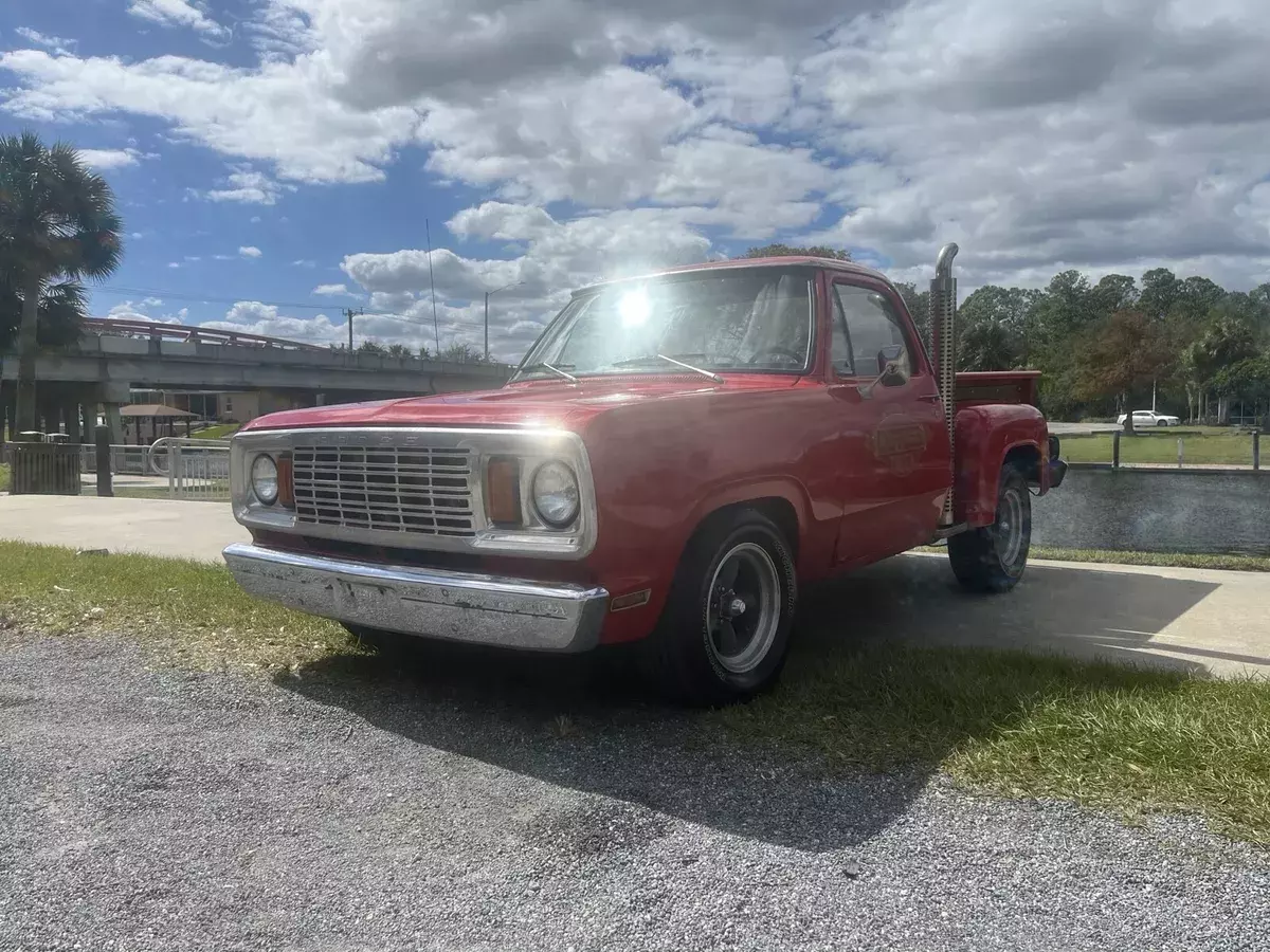 1978 dodge d150 pickup red little red express