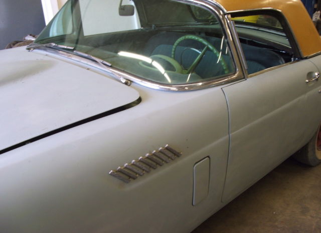 nice unrestored west coast 1956 thunderbird. good solid body and frame