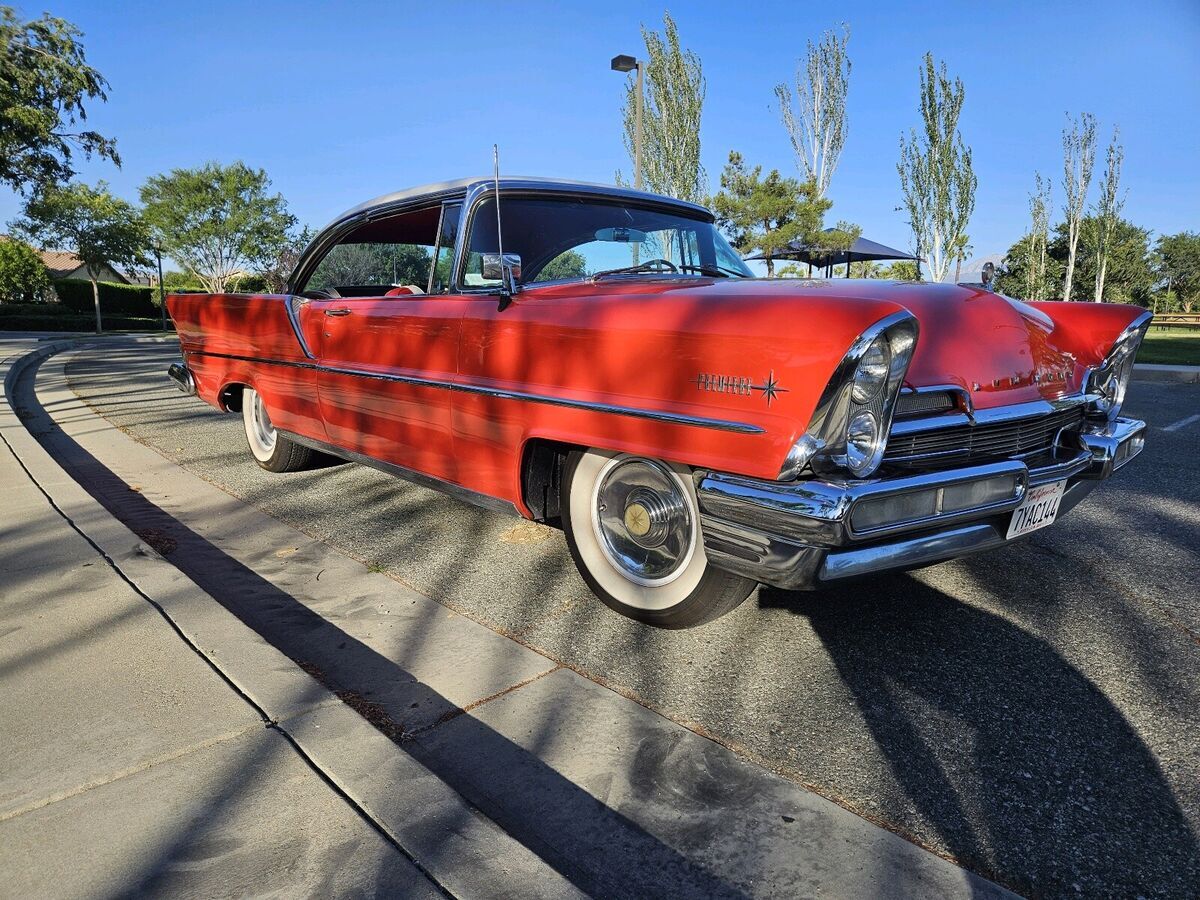 1957 lincoln premiere coupe red