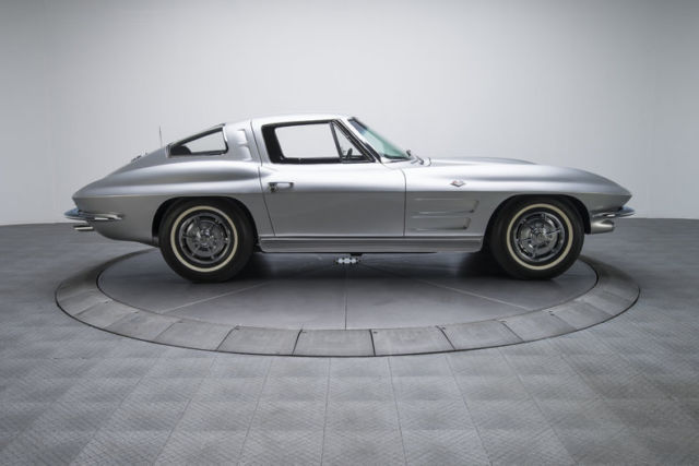 1963 chevrolet corvette split window 82201 miles sebring silver coupe 327 v8 4 s