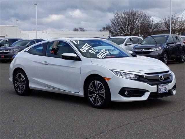 used 2017 honda civic ex-t coupe chico, ca 95928 for sale in chico, california