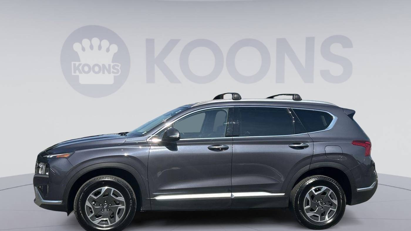 2022 hyundai santa fe hybrid blue