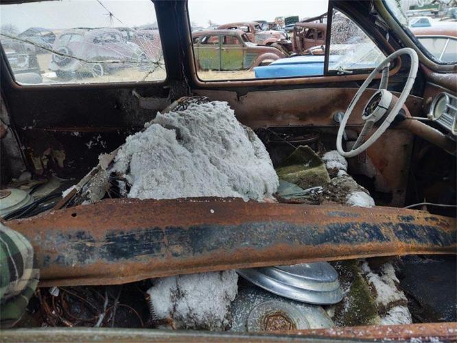 1949 packard henney hearse in parkers prairie, minnesota