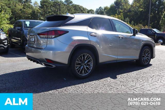 2022 lexus rx 350 f sport handling