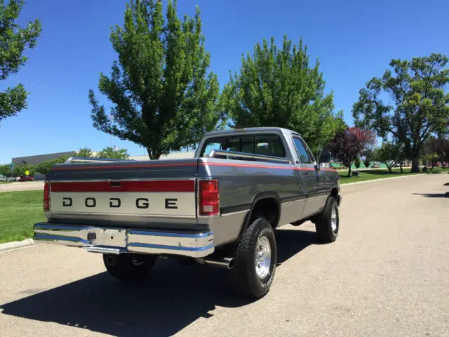 1992 dodge ram250 le 4x4 5.9l turbo diesel manual with only 78.383 actual miles