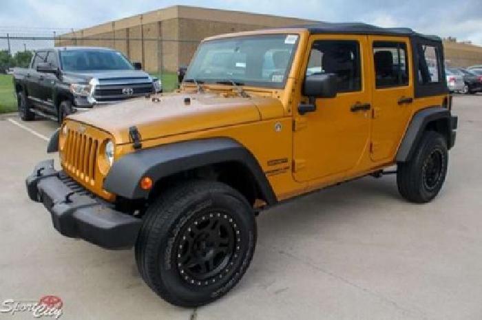 2014 jeep wrangler unlimited 4wd 4dr sport in dallas, tx