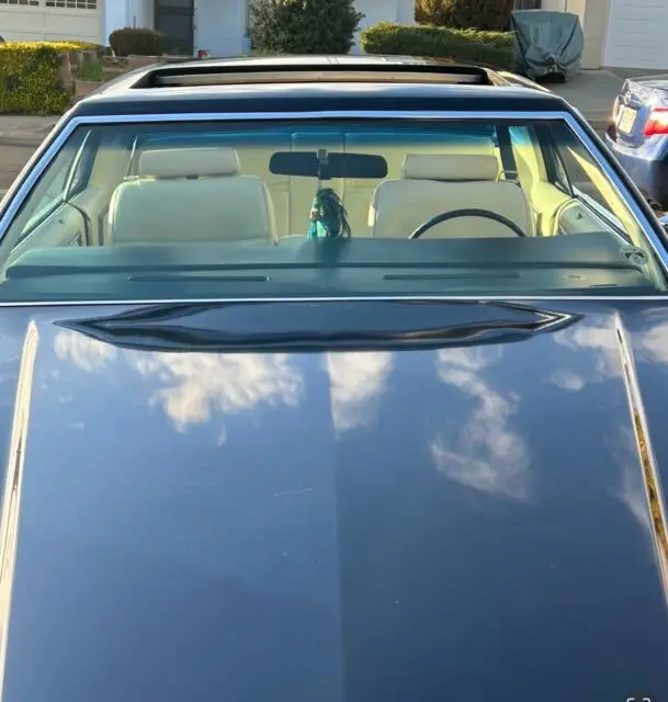 1977 lincoln mark v coupe blue rwd automatic sunrooof
