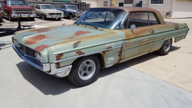 1962 oldsmobile dynamic eighty-eight, olds, 88, 2-door, 394, torque thrust