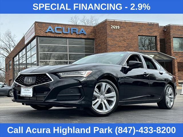 2021 acura tlx technology